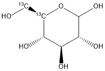 D-Glucose-[5,6-13C2]